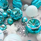 Juego Chiches Bolas Esferas Adornos Colgantes Árbol Navidad Diseños Variados - Miniatura 23