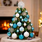 Juego Chiches Bolas Esferas Adornos Colgantes Árbol Navidad Diseños Variados - Miniatura 24