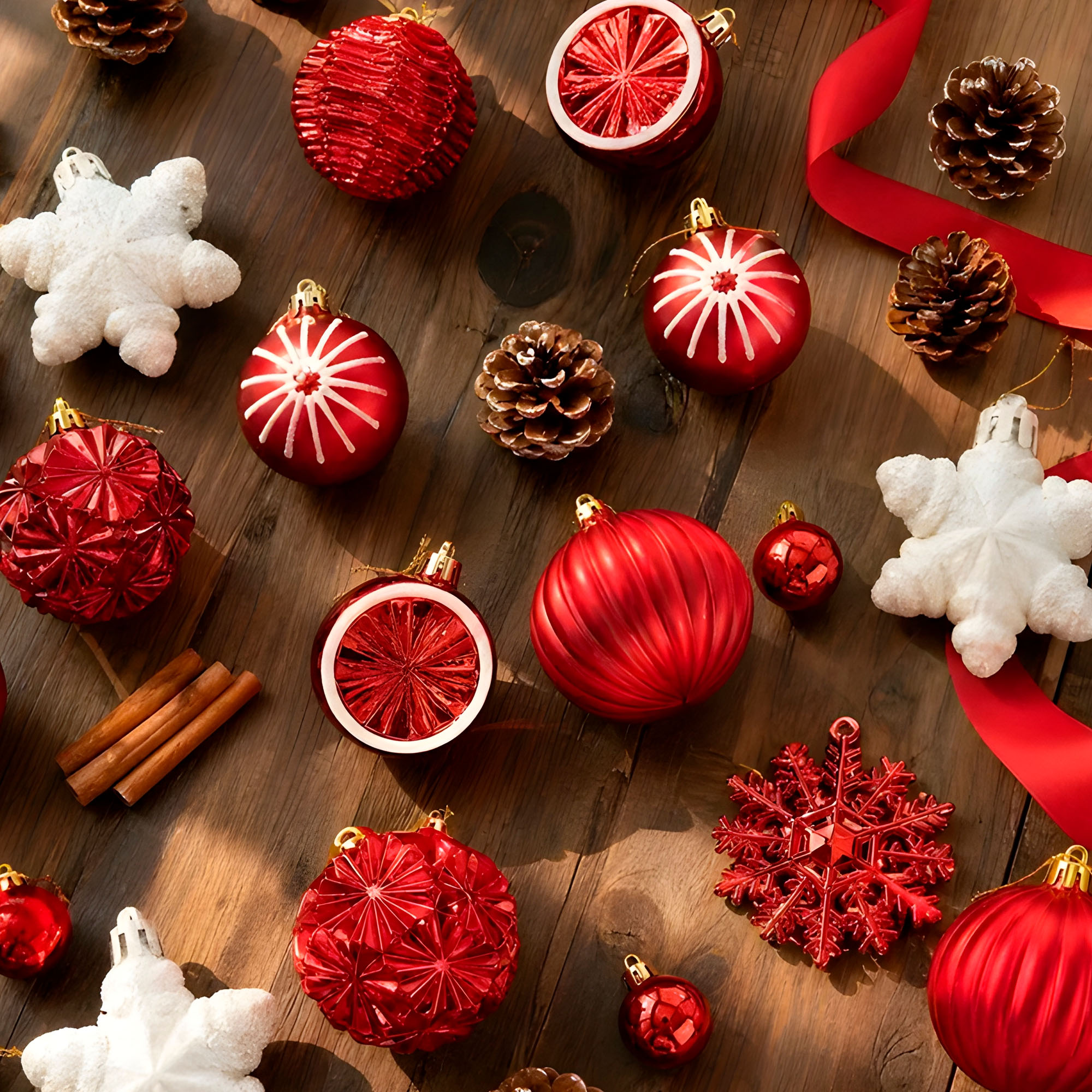 Juego Chiches Bolas Esferas Adornos Colgantes Árbol Navidad Diseños Variados 28