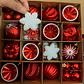 Juego Chiches Bolas Esferas Adornos Colgantes Árbol Navidad Diseños Variados - Miniatura 29
