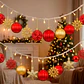 Juego Chiches Bolas Esferas Adornos Colgantes Árbol Navidad Diseños Variados - Miniatura 32