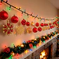 Juego Chiches Bolas Esferas Adornos Colgantes Árbol Navidad Diseños Variados - Miniatura 34