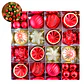 Juego Chiches Bolas Esferas Adornos Colgantes Árbol Navidad Diseños Variados - Miniatura 35