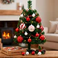 Juego Bolas Esferas Adornos Colgantes Árbol Navidad Diseños Colores - Miniatura 17