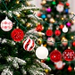 Juego Bolas Esferas Adornos Colgantes Árbol Navidad Diseños Colores - Miniatura 19