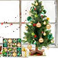 Juego Bolas Esferas Adornos Colgantes Árbol Navidad Diseños Colores - Miniatura 20