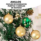 Juego Bolas Esferas Adornos Colgantes Árbol Navidad Diseños Colores - Miniatura 18