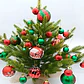 Juego Bolas Esferas Adornos Colgantes Árbol Navidad Diseños Colores - Miniatura 22