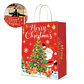 Bolsas De Regalo Navidad Viejito Pascuero 14.5 X 13 X 7cm - Miniatura 1