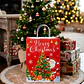 Bolsas De Regalo Navidad Viejito Pascuero 21 X 15 X 8 cm - Miniatura 5
