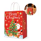 Bolsas De Regalo Navidad Viejito Pascuero 27 X 21 X 11cm - Miniatura 1