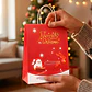 Bolsas De Regalo Navidad Reno Viejito Pascuero 27 X 21 X 11cm - Miniatura 4