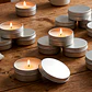 Latas Fabricación Velas 100 ml Gris Portavela 8,3 X 2,6 CM - Miniatura 7