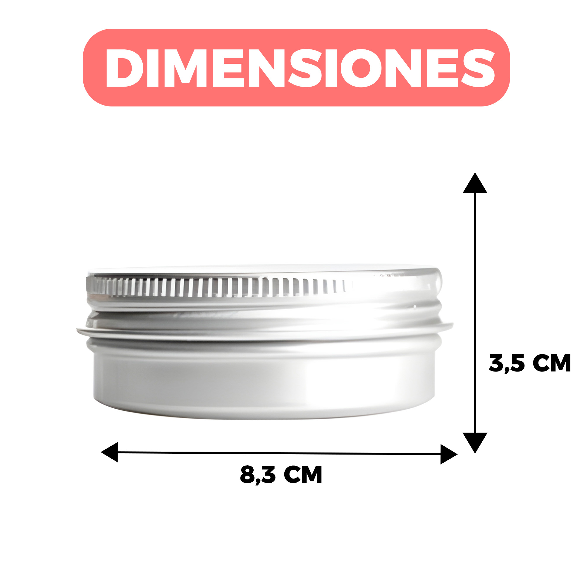 Portavelas Latas Fabricación 150 ml Fabricación Insumo 8,3 X 3,5 CM 2