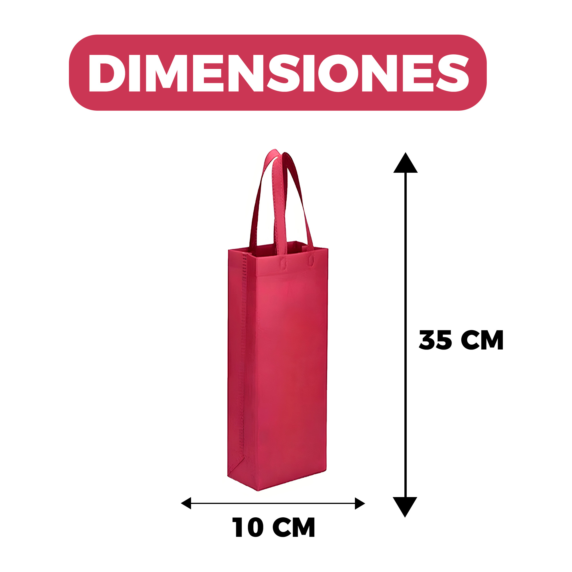 Bolsas Tela Botella TNT Vino Licores 35X10X10 Colores Variados 2
