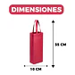 Bolsas Tela Botella TNT Vino Licores 35X10X10 Colores Variados - Miniatura 2