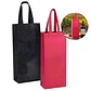 Bolsas Tela Botella TNT Vino Licores 35X10X10 Colores Variados - Miniatura 1