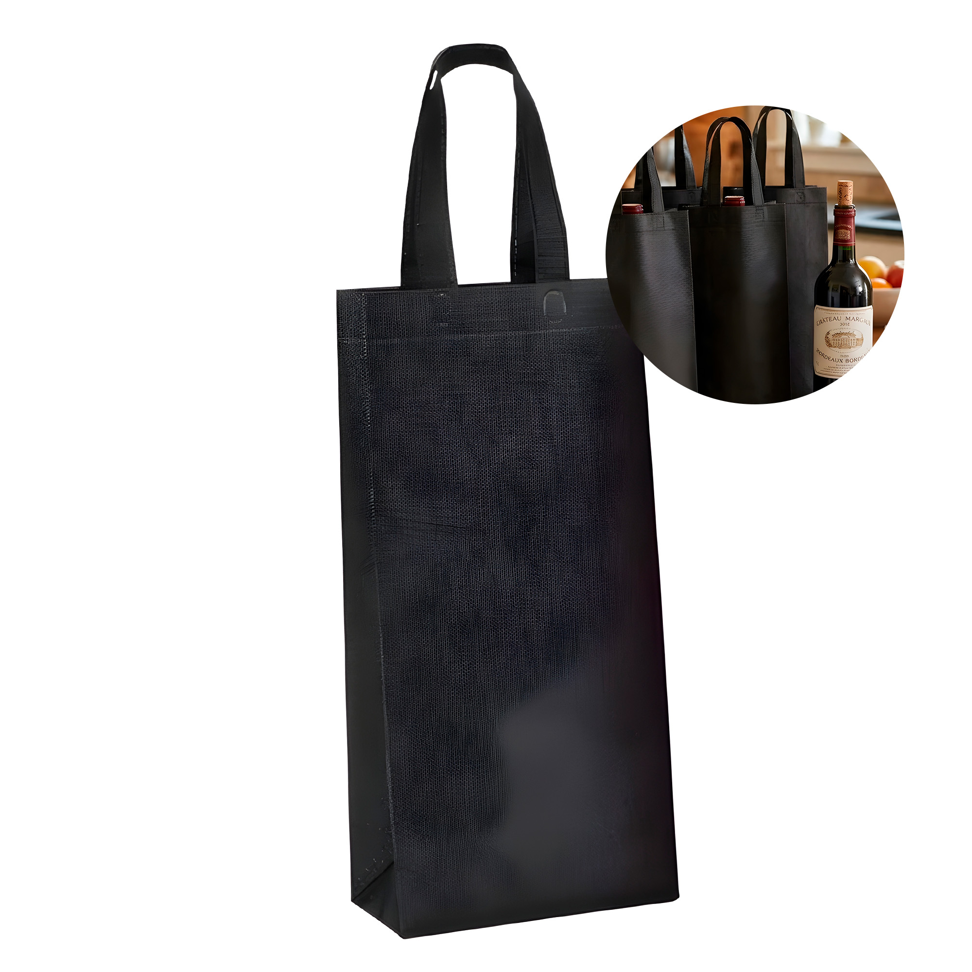 Bolsas Tela Botella TNT Vino Licores 35X10X10 Colores Variados 14