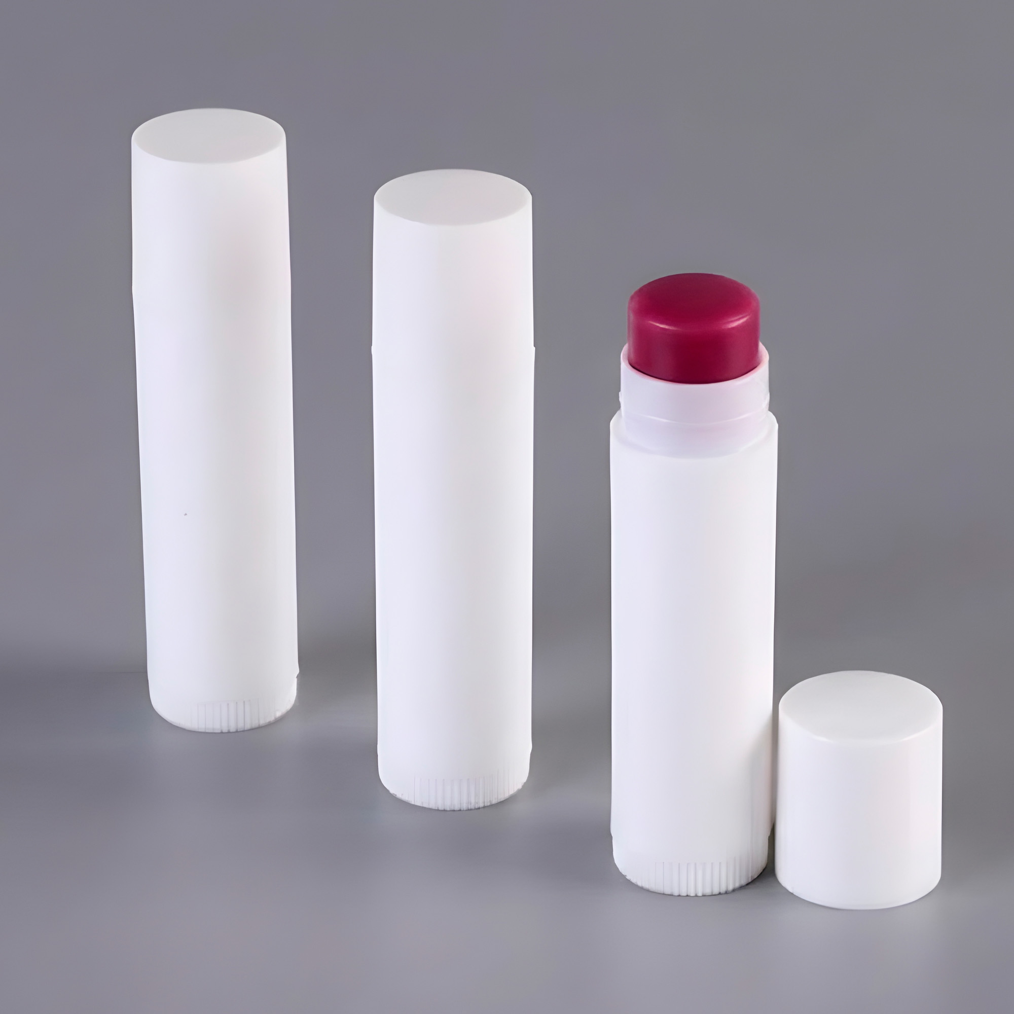 Set 10 Envases Blancos Labial Balsamo Lipstick 5g Tornillo 9