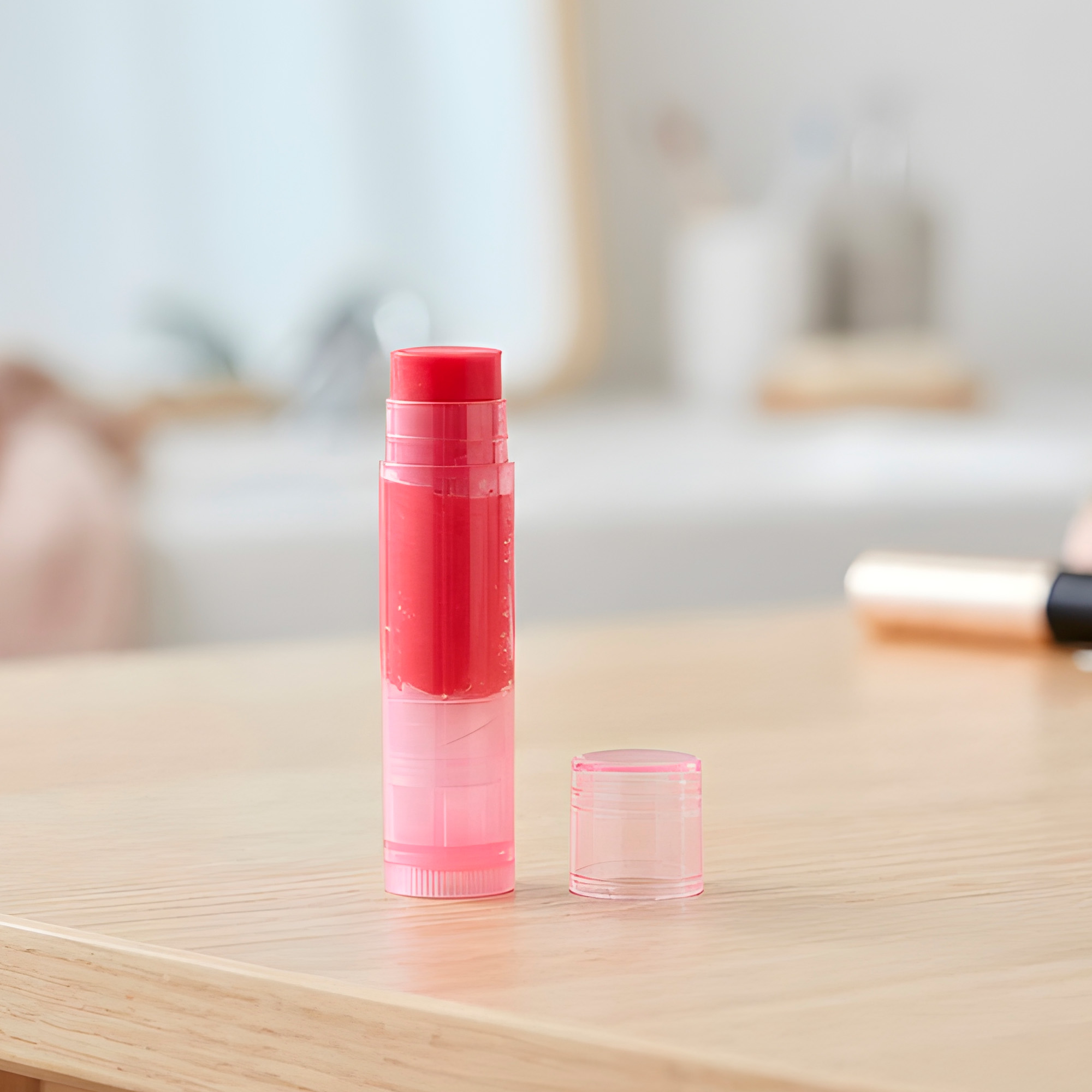 Set 10 Envases Rosa Labial Balsamo Lipstick 5g Semi transparente 7