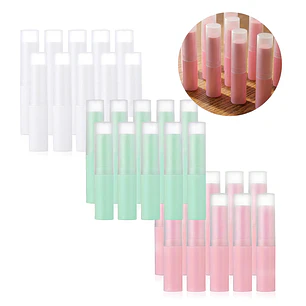 Set 10 Tubos Envases Labial Balsamo Lipstick 3g Colores
