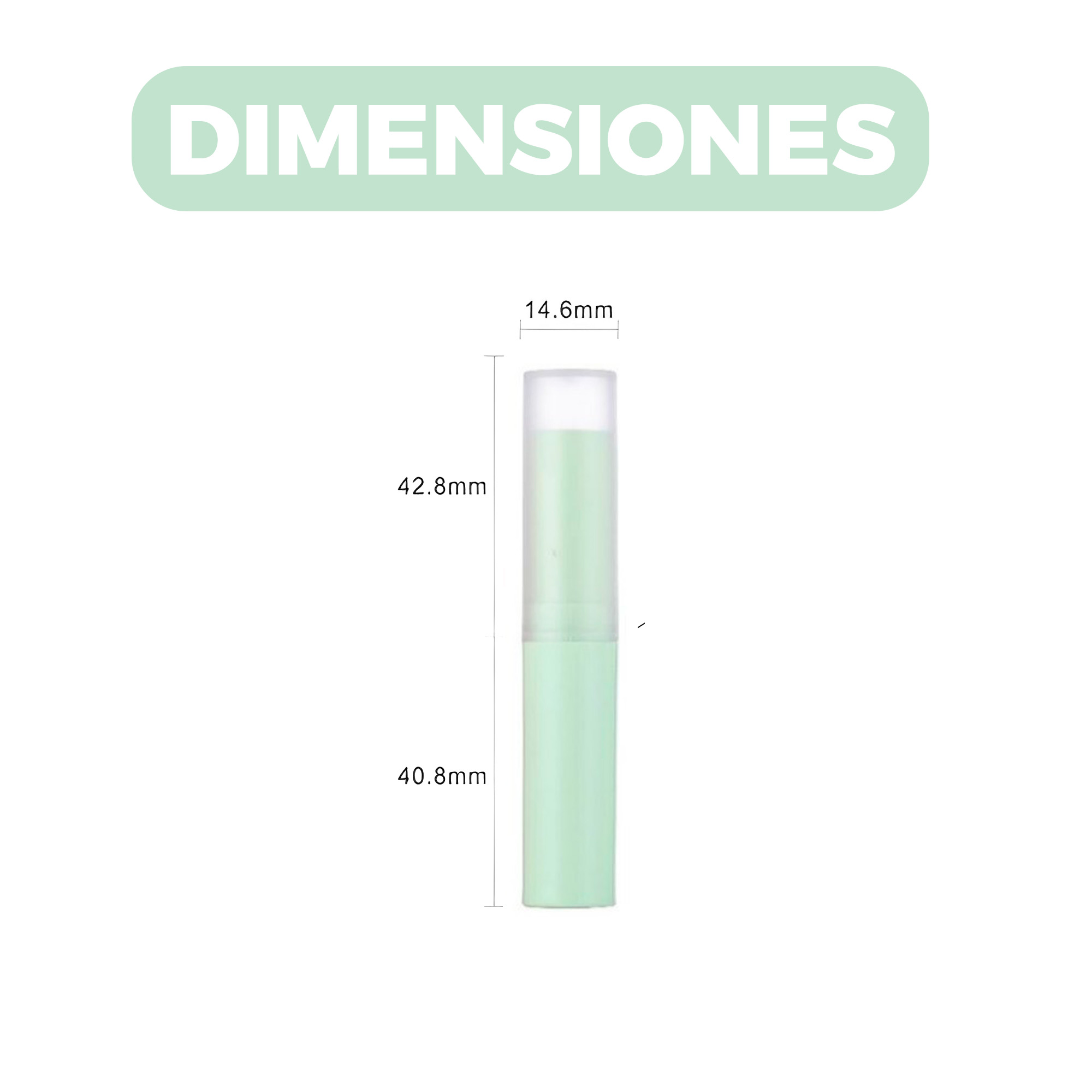 Set 10 Tubos Envases Labial Balsamo Lipstick 3g Colores 3