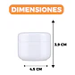 Set 10 Frascos Cremas 30g Acrilico Facial Manos Corporal - Miniatura 2