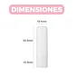 Set 10 Tubos Envases Blancos Labial Balsamo Lipstick 4g - Miniatura 2