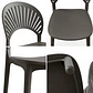 Silla De Jardín Plástico Negra 79X37X35 CM - Miniatura 9
