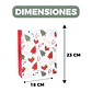 Bolsa De Regalo Navidad 23x18x10cm Diseño Regalos - Miniatura 11