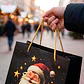 Bolsa De Regalo Navidad 23x18x10cm Diseño Regalos - Miniatura 21