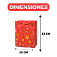 Bolsa De Regalo Navidad 32x26x10cm Diseño Regalos - Miniatura 2