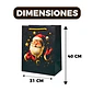 Bolsa De Regalo Navidad 40x31x12cm Diseño Regalos - Miniatura 3