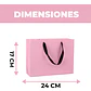 Bolsas de Cartón Lujo para Regalo Ecológicas Colores 24 X 17 X 10 CM - Miniatura 3