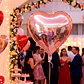 Set 20 Globos Metálicos Corazón Colores Fiestas Adornos Celebraciones - Miniatura 6
