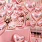 Set 20 Globos Metálicos Corazón Colores Fiestas Adornos Celebraciones - Miniatura 14