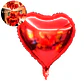 Set 20 Globos Metálicos Corazón Colores Fiestas Adornos Celebraciones - Miniatura 12