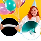 100 Soporte De Globos Varillas Blancas 40 CM Arreglos Fechas Especiales - Miniatura 3