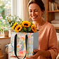 Bolsa de Papel Texturizada para Flores 27.5 X 27.5CM - Miniatura 3