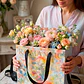 Bolsa de Papel Texturizada para Flores 27.5 X 27.5CM - Miniatura 4