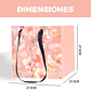 Bolsa de Papel Texturizada para Flores 27.5 X 27.5CM - Miniatura 9