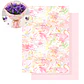 10 Hojas Papel Kraft Envoltorio Floral Diseño Óleo Arte 35x50 Cm - Miniatura 19