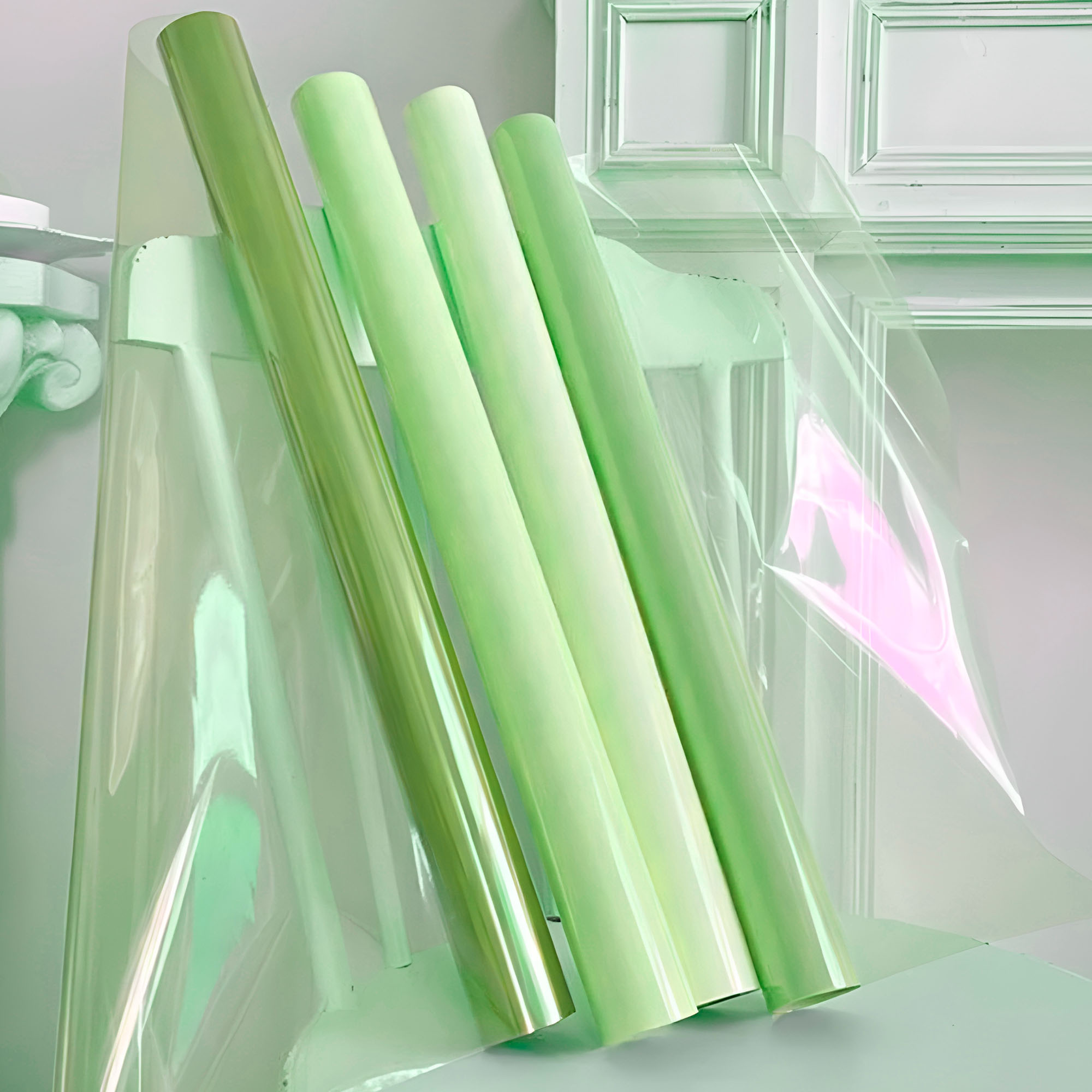 Set de 20 Pliegos de Papel Celofán Para Ramos Flores 58 x 58 cm 21