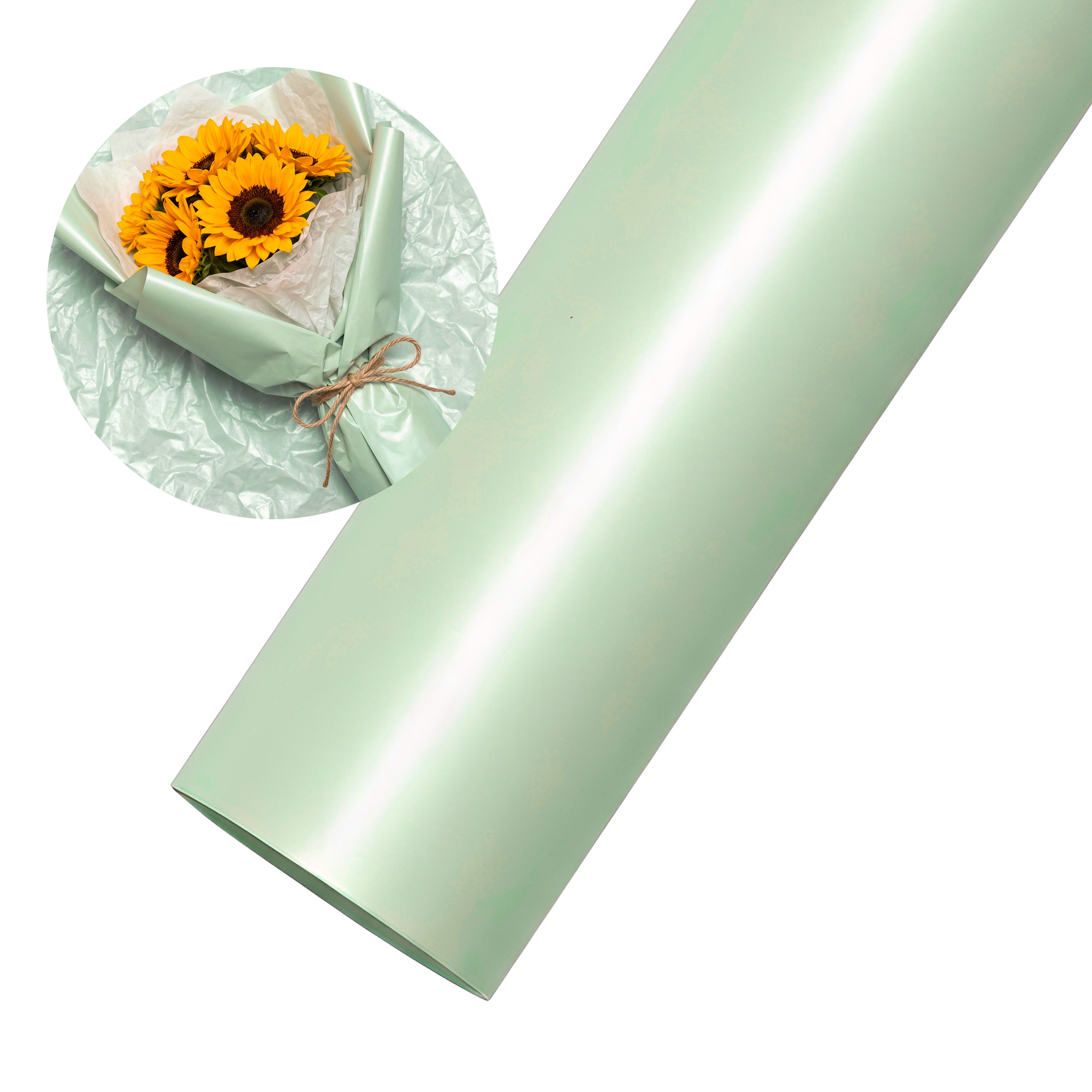20 Pliegos Papel Perlado Para Envolver Flores Ramos Floristería Colores 50X70 CM  15