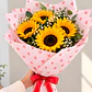 20 Pliegos Papel Lazos Para Envolver Flores Ramos Floristería 50X70 CM - Miniatura 4