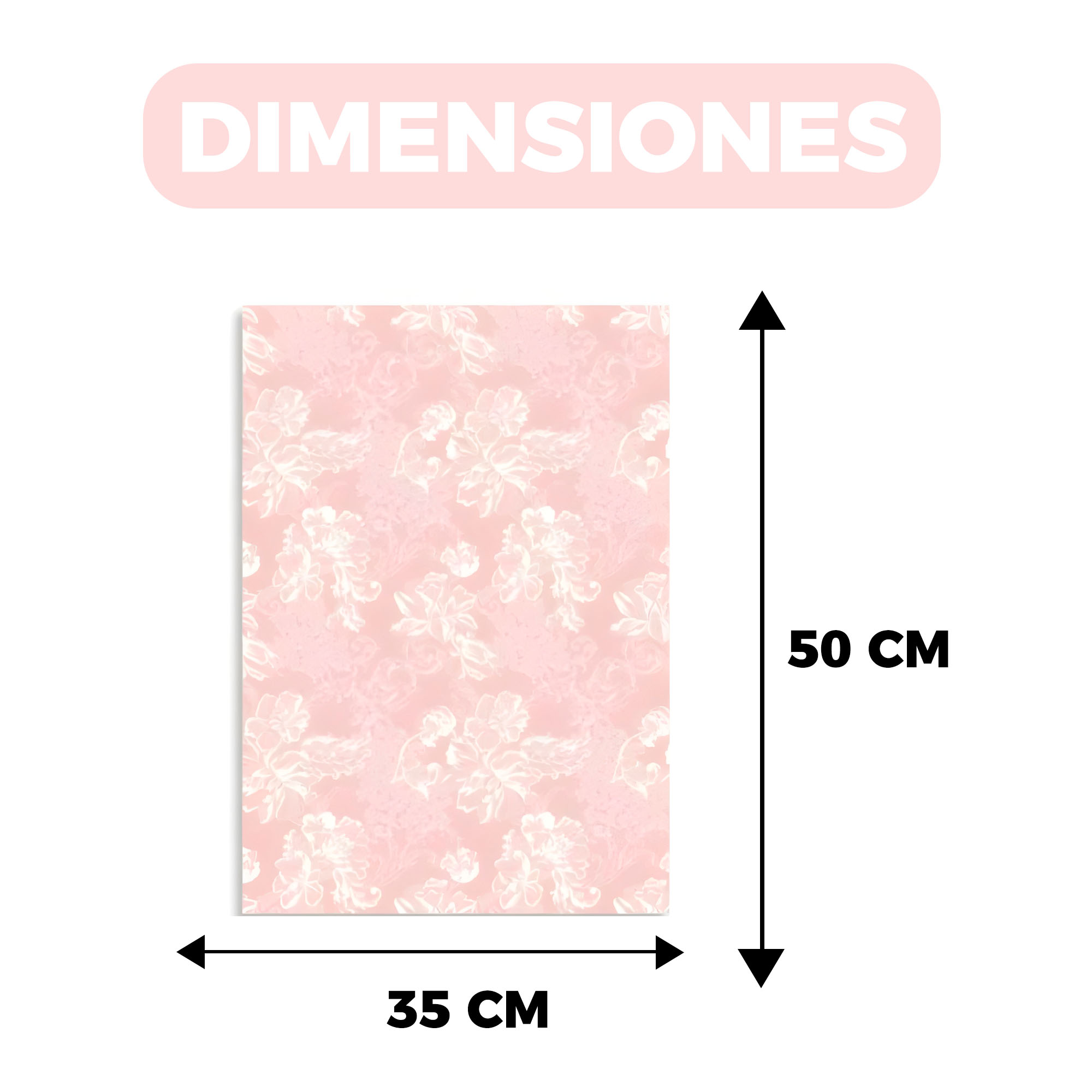 10 Pliegos Papel Lazos Para Envolver Flores Ramos Floristería 35X50 CM 2