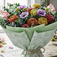 10 Pliegos Papel Lazos Para Envolver Flores Ramos Floristería 35X50 CM - Miniatura 4
