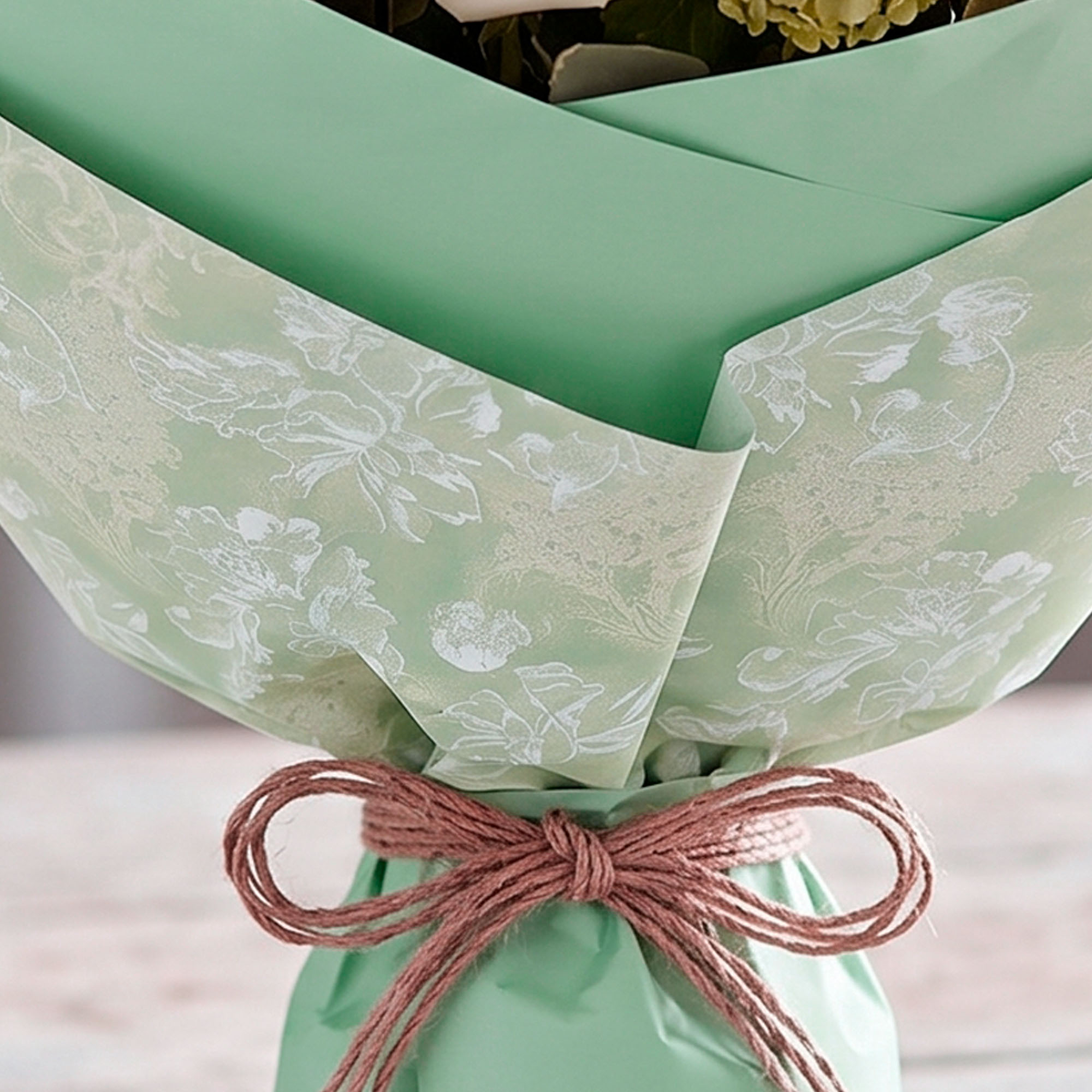 10 Pliegos Papel Lazos Para Envolver Flores Ramos Floristería 35X50 CM 14