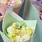10 Pliegos Papel Lazos Para Envolver Flores Ramos Floristería 35X50 CM - Miniatura 12