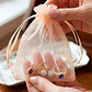 50 Bolsas Organza 7x9 cm Colores Joyeria Regalos Empaque Elegante - Miniatura 19